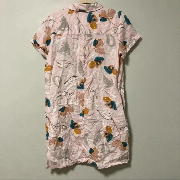 NWT Rachel Zoe floral 100%  linen dress - Picture 3 of 5